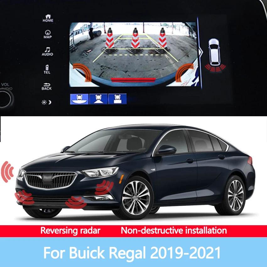 

Built-in Installation Front Rear Radar Sound Alarms For Car Reversing Images Suitable For Buick Regal 2019-2021