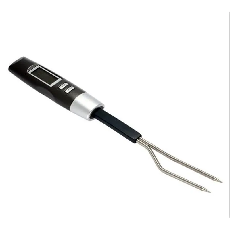 Digital Kitchen Meat Fork Thermometer for Cooking BBQ Steak Turkey Beef Grilling Roasting with Temperature Alarm