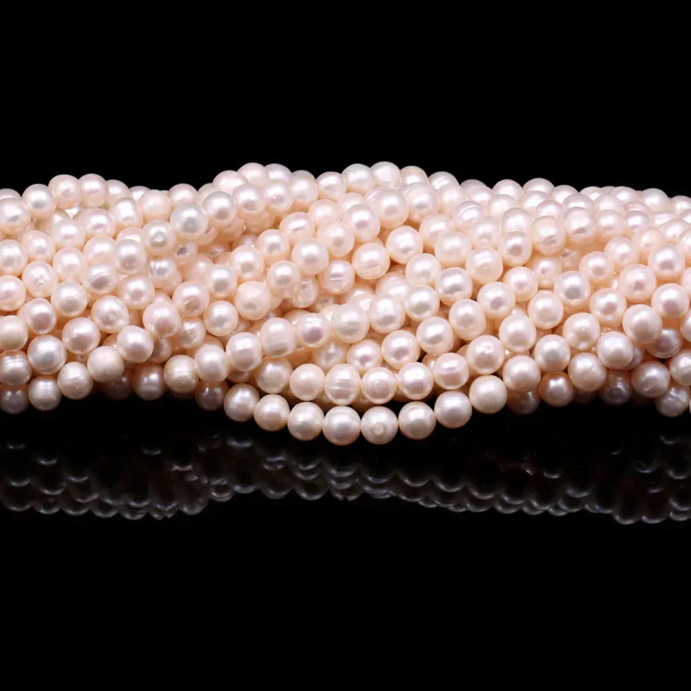 Natural Freshwater Pearl Beading High Quality Punch Loose Beads For Making DIY Bracelet Neckalce Accessories Jewelry Findings