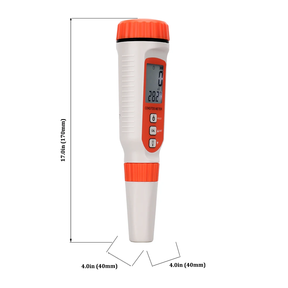 Imagem -04 - Digital Água Qualidade Medidor Condutividade Analyzer Total Dissolvido Sólido Tds Cond Temp Tester Temperatura Ar8011 Profissional