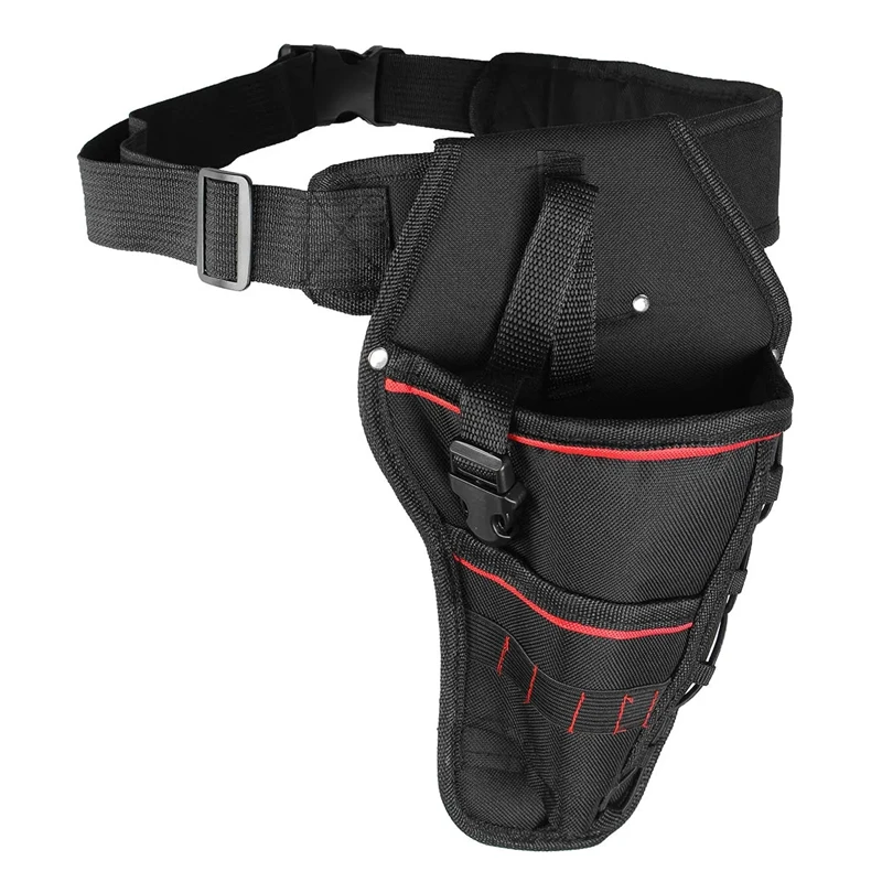 Waist Pockets Cordless Electronic Drill Holster Tool Belt Pouch Adjustable Belt Storage Bag Impact Wrench Tool Bag