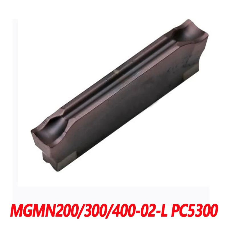 100% Asli MGMN200-02-L PC5300 MGMN300-02-R PC5300 MGMN400-02-R PC5300 Sisipan Karbida MGMN 200 300 400 Pemotong Alat CNC