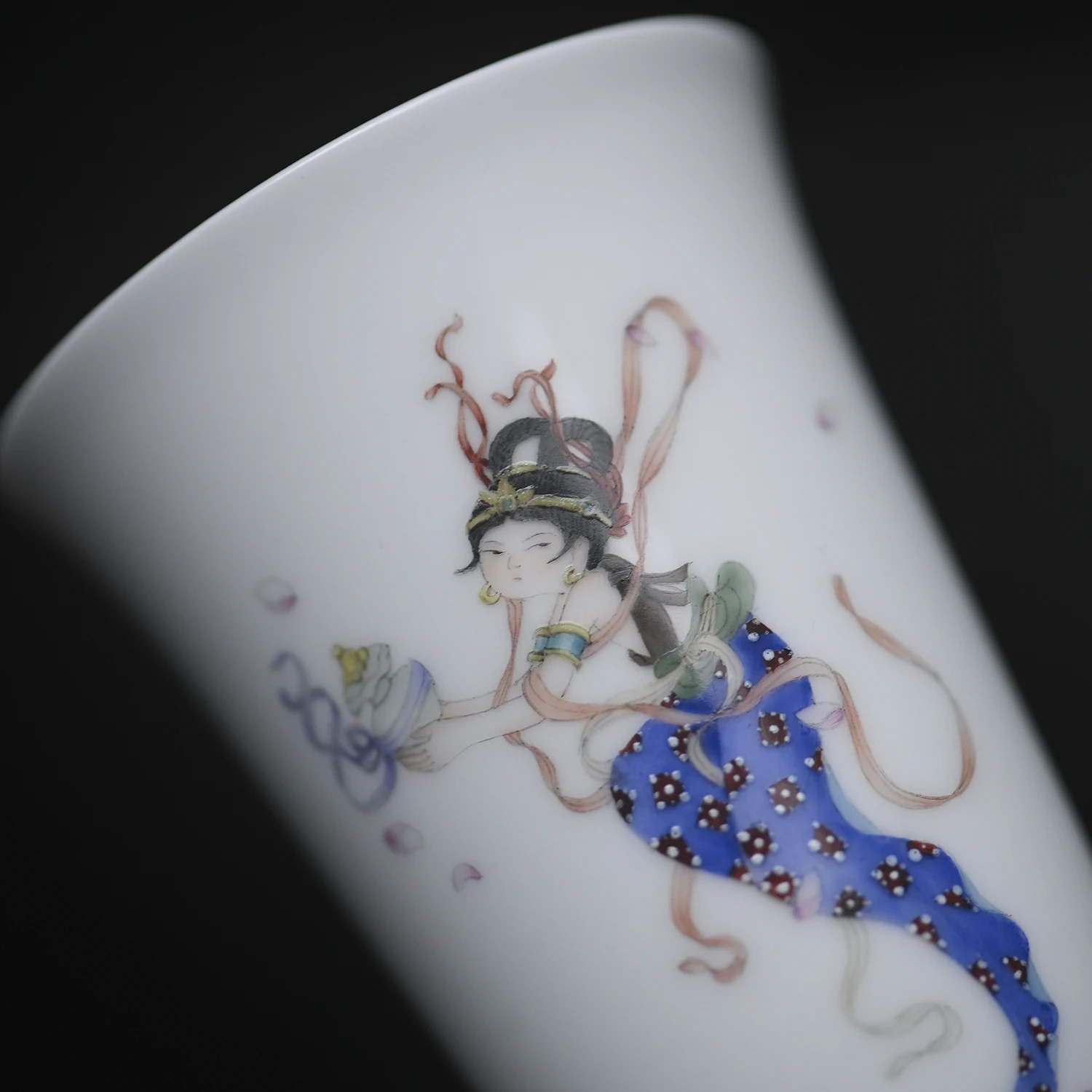 ★of feather hall jingdezhen ceramic hand-painted fragrance-smelling cup large sample tea cup cup cup Chinese master