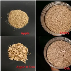 450g BBQ Wood Chips BBQ Accesseries Barbecue Apple Cherry Oak Sawdust Natural Wood Chunks for Smoking Gun Cold Smoker Generator