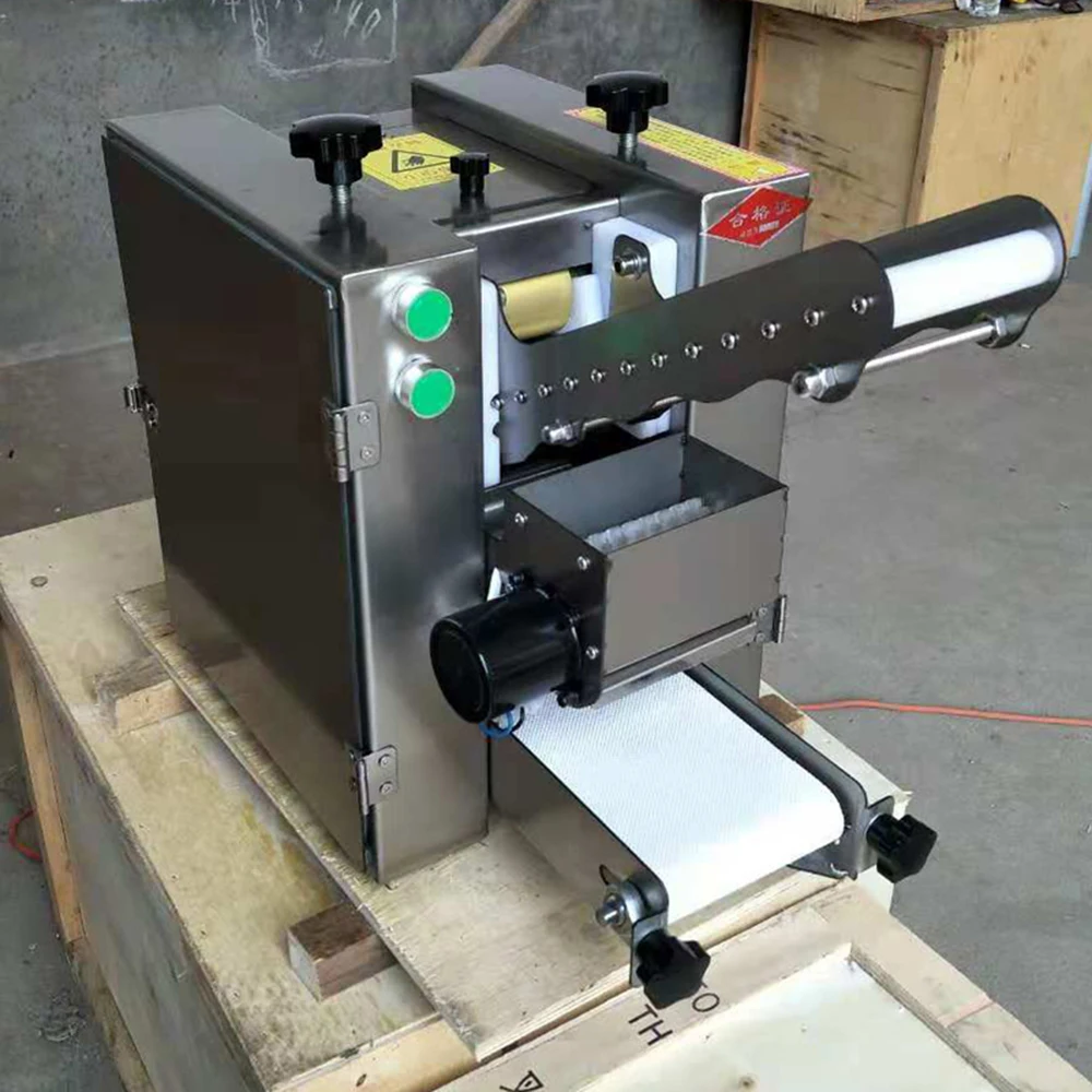 110 220V Business Automatic Dumpling Skin Machine Wonton Dumpling Skin Machine Dumpling Wrapper Machine Size Customizable