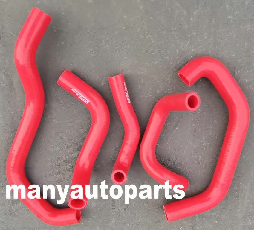 For Suzuki Bandit 400 GSF400 89-98 91 92 93 94 95 96 97 98 Black Silicone Radiator Coolant Hose