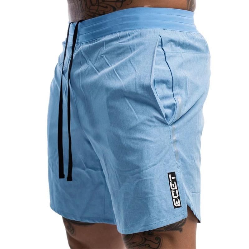 Summer New Men Fitness Bodybuilding Shorts Man Gyms Workout Male Breathable Quick Dry Sportswear Jogger Beach Short Pants