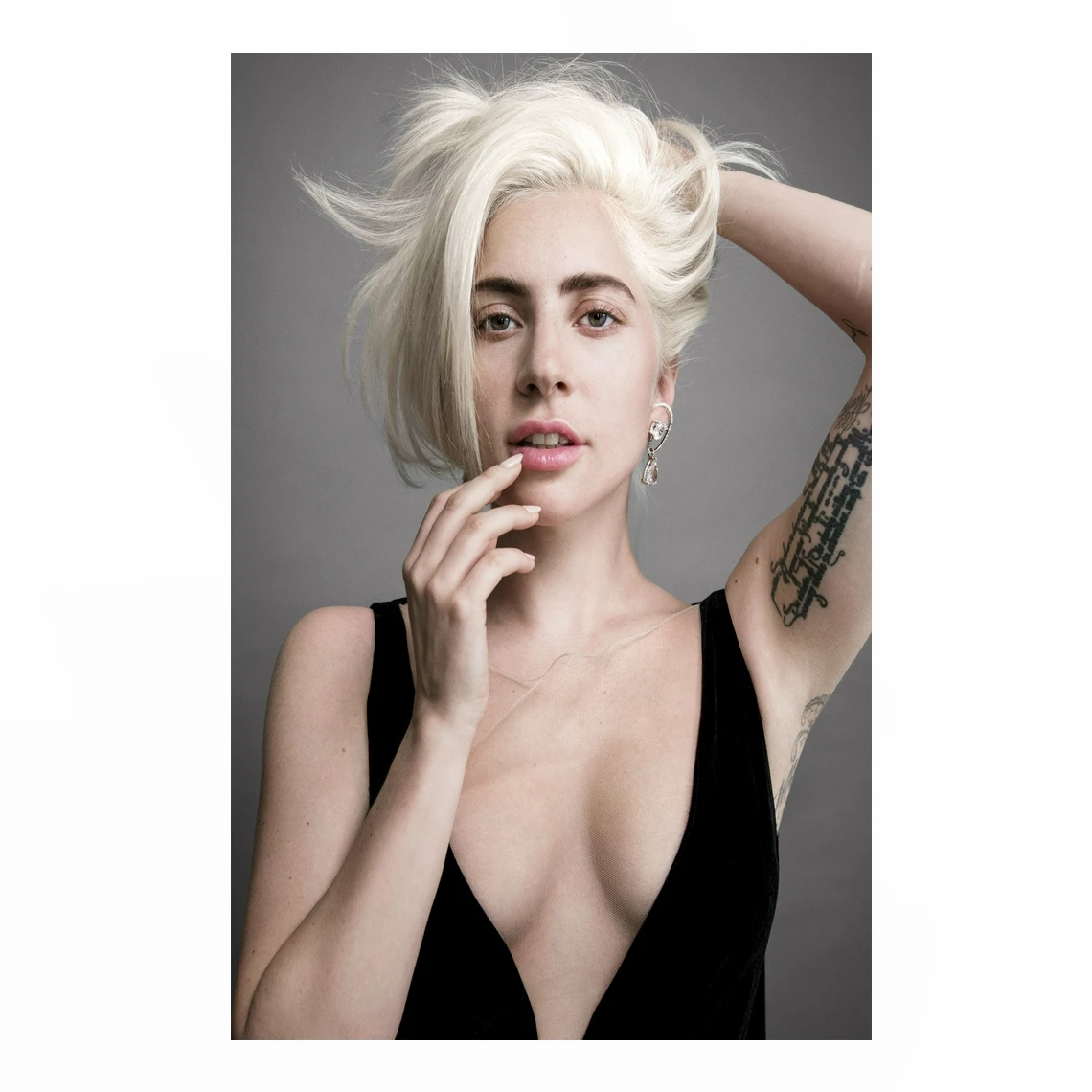 Lady gaga Poster Pop Star Hip Hop Art Music Singer Hip Hop Rap Canvas Picture Print Home Wall Painting Decoration (No Frame) image 6