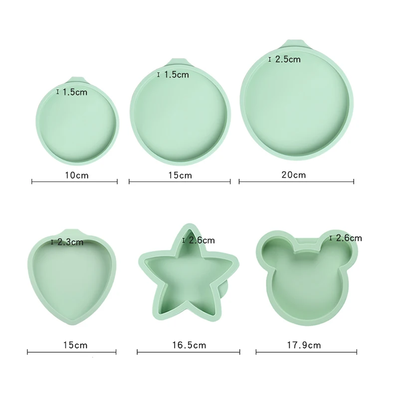 Mickey Silicone Mold Head Birthday Party Bakeware for Kitchen Cake Pans Food Grade Cake Bake Pan DIY Baking Tools Party Supplies