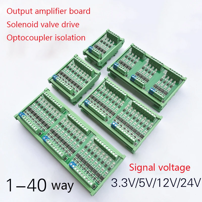 Sterownik zaworu elektromagnetycznego MCU PLC MOS Transistor Amplifier Board Wejście w pełni kompatybilne wyjście PNP lub NPN 3,3-24 V