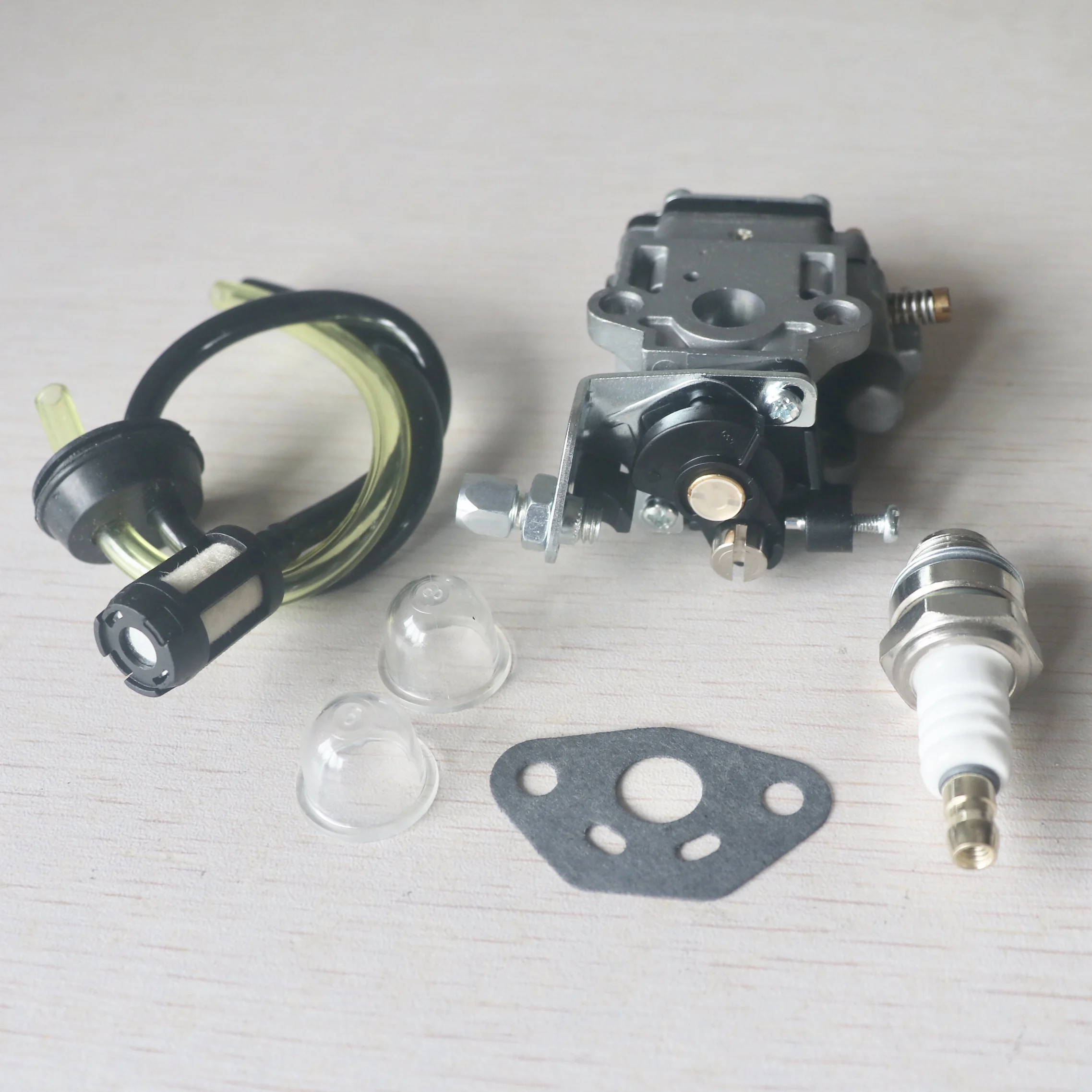 Imagem -06 - Diâmetro do Furo Carburador com Linha de Combustível Conjunto Filtro para 1e36f 1e32f 1e34f Cortador de Escova Aparador Grama 10 mm