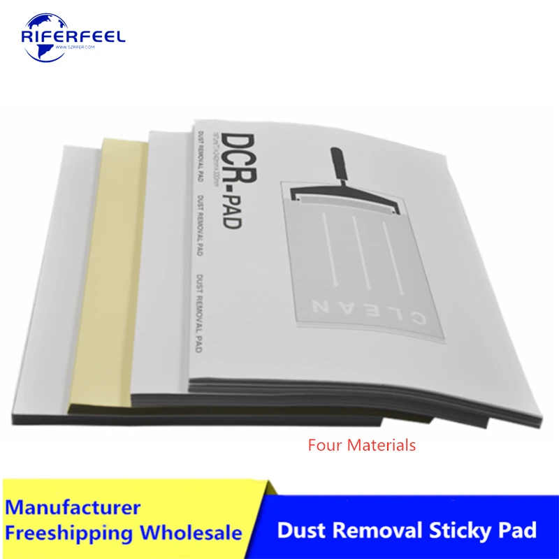 RIFERFEEL DCR-PAD 240mm*330mm Reusable Cleanroom Dust Sticky Removal Paper Pad For Cleaning Silicone Roller Accept OEM Printing