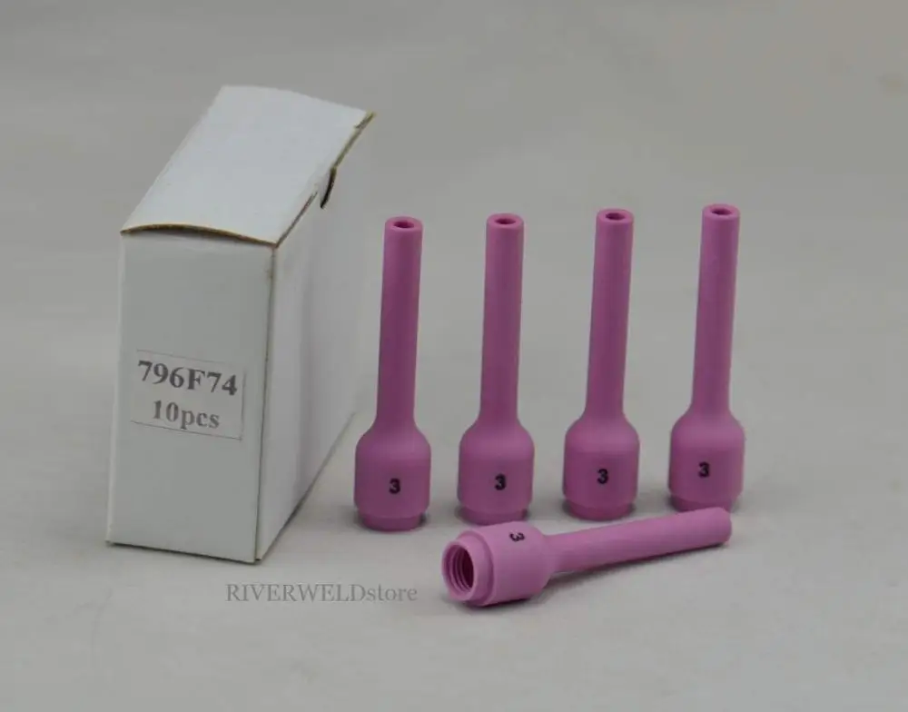 TIG Alumina Nozzles Ceramic Cups Long 796F74 (#3XL 3/16