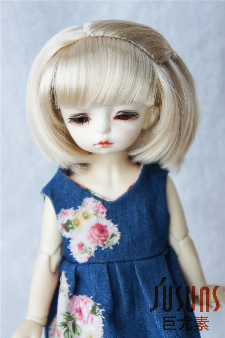 

JD171 1/6 1/4 1/3 Симпатичные средние парики Бобо пони BJD Размер 6-7 дюймов 7-8 дюймов 8-9 дюймов Парик куклы с шариковым шарниром Горячая распродажа Аксессуары для кукол