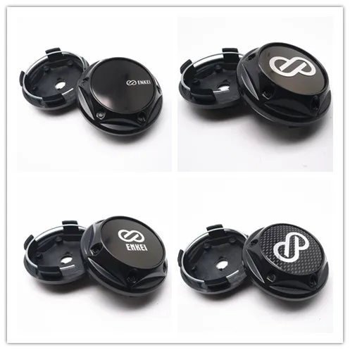 

4pcs 68mm ENKEI Wheel Center Hub Cap Covers Hubcaps 45mm Badge Sticker Car Styling Accessories