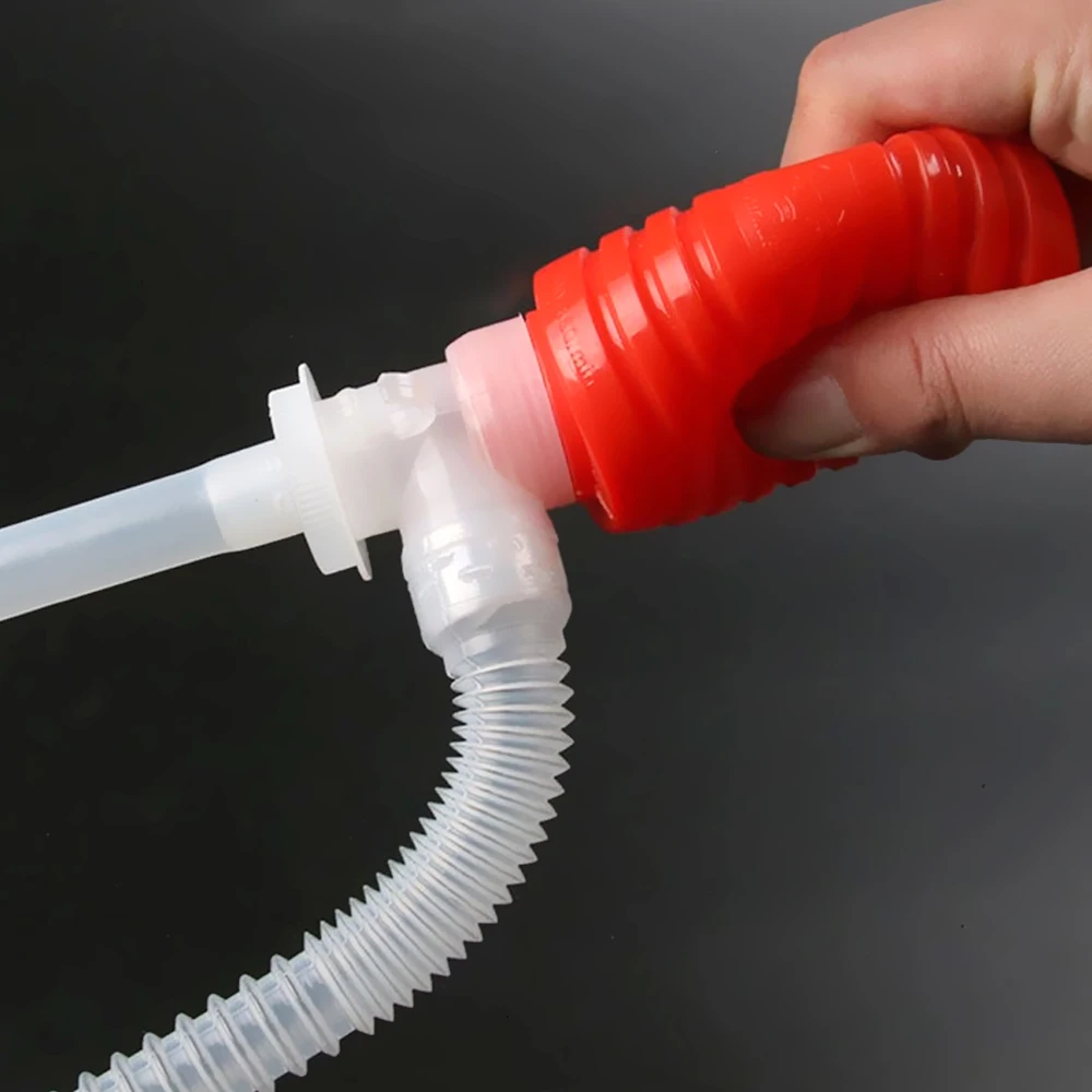 Manual Siphon Suction Water Chemical Liquid Pump Portable Car Truck Fuel Syphon Oil Gasoline Diesel Transfer Sucker Hand Pump