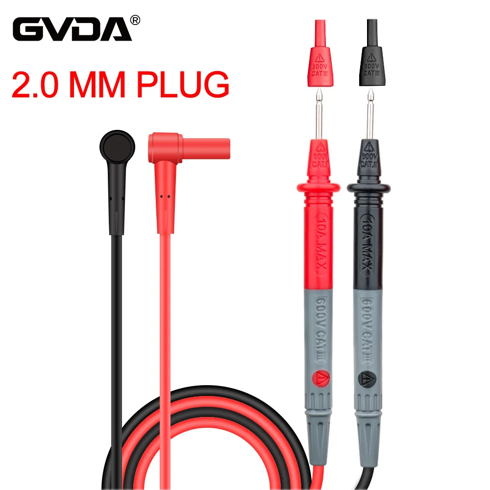 GD118B perni di prova per sonda universale Pin per multimetro digitale misuratore di punta dell\'ago Tester di tensione cavo sonda 6000 conteggi