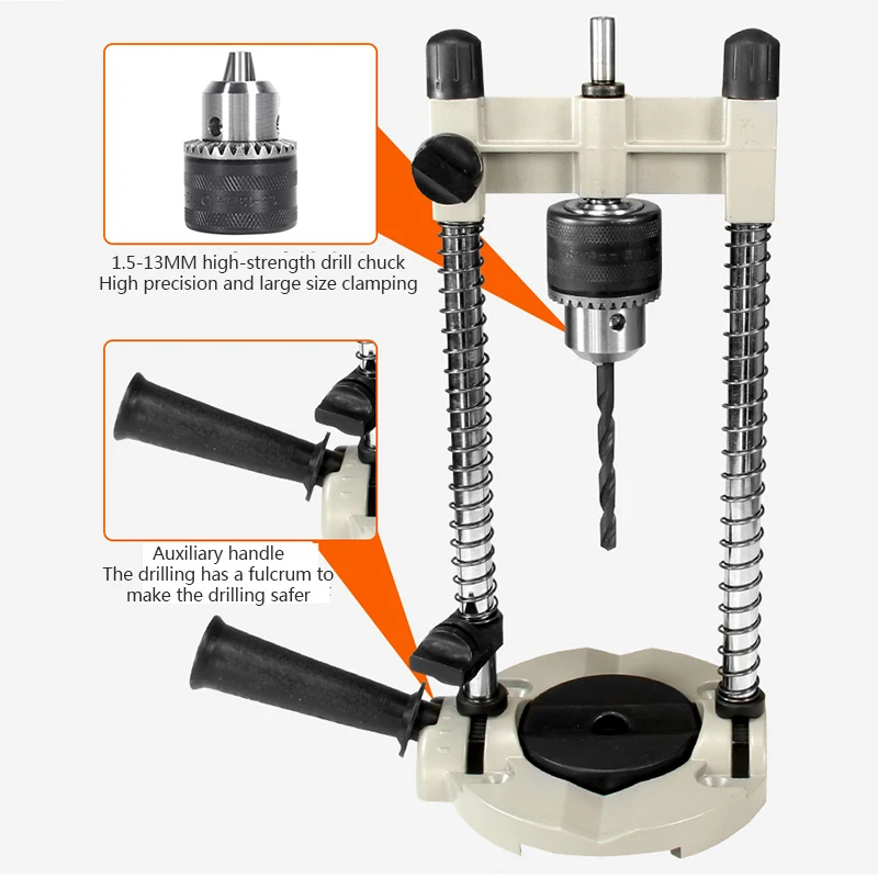 

Adjustable Vertical Positioning Multifunctional Household Electric Drill Bracket Accessory Auxiliary Electric Drill Bracket