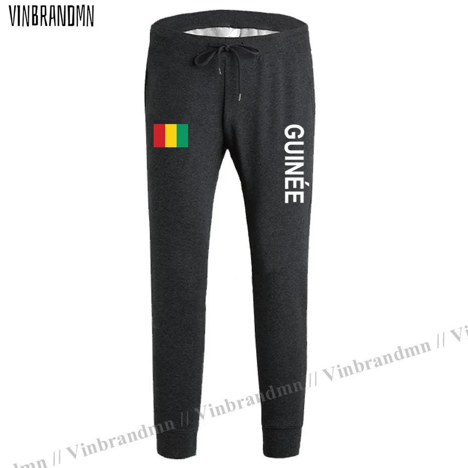 Republic of Guinea GIN Guinean GN mens pants joggers jumpsuit sweatpants track sweat fitness fleece tactical casual nation flag