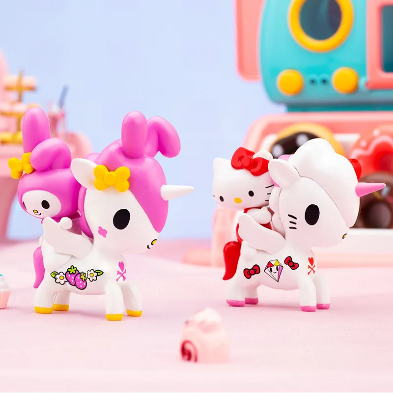 

Original Anime Tokidoki Unicorn H-K's Friends Series Figurines Blind Box Action Figure Toys Kawaii Desktop Model Birthday Gift