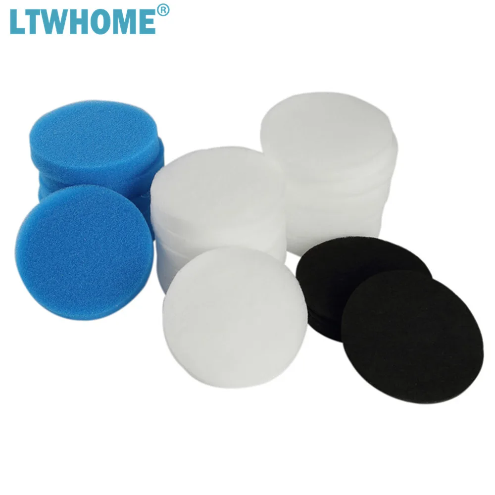 LTWHOME Value Pack of Carbon Filter, Coarse Filter and Fine Filter Pads Set Suitable for Eheim Classic 2217 / 600 2616175