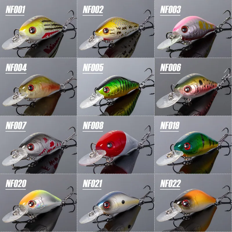 NOEBY Crankbait Minnow flotante – Señuelo duro para trucha y lucio - imagen 4