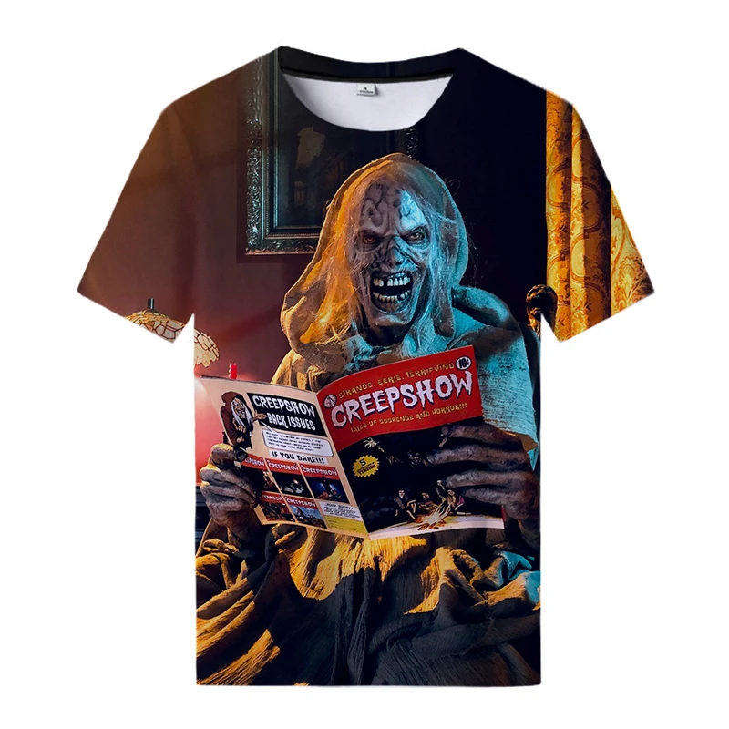 

Hot Sale Horror Movie Creepshow 3d Printed Men/wome T-shirt Summer Fashion Casual Hip-hop Short Sleeve Round Neck Harajuku Tops