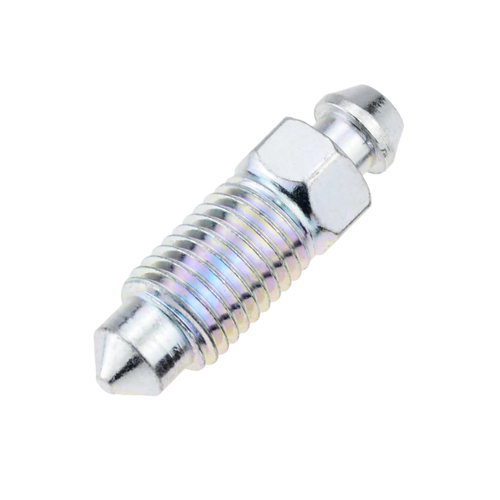 1PC Motorcycle Disc Brake Brake Pump Lower Pump Sub-cylinder Caliper Exhaust Oil Drain Oil Drain Screw Screw With Rubber Cap