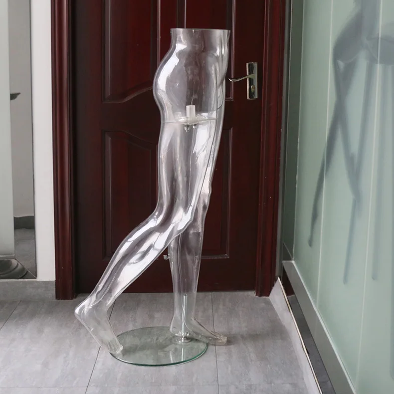 Fashion Female Clear Mannequin Lower Body Transparent Model On Promotion