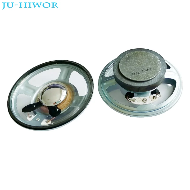 8 Ohm 5W Loudspeaker 76MM 3inch Round Speaker Waterproof Clear Cone Paper Bright Cap 45MM External Magnetic Height 24MM