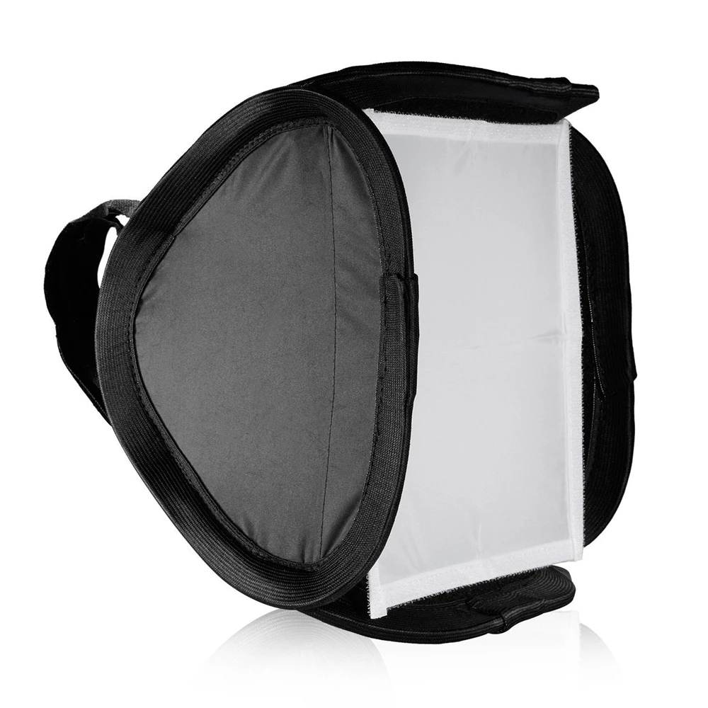 23cmx23cm Universal Portable Flash Softbox Diffuser for 580EX 430EX 600EX Canon Nikon Pentax Camera Studio Light Accessory