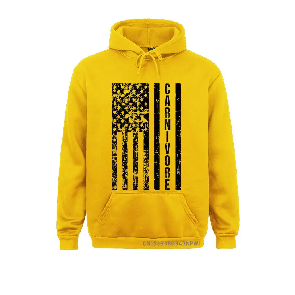 American Flag Carnivore Meat Eater Pullover Men's Prevalent Winter Hoodies Winter/Autumn Sweatshirts Personalized Clothes