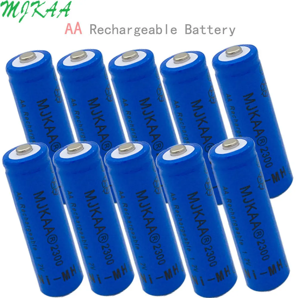 

MJKAA Ni-MH 1.2V 2300mAh AA Rechargeable Nickel-metal Hydride Battery