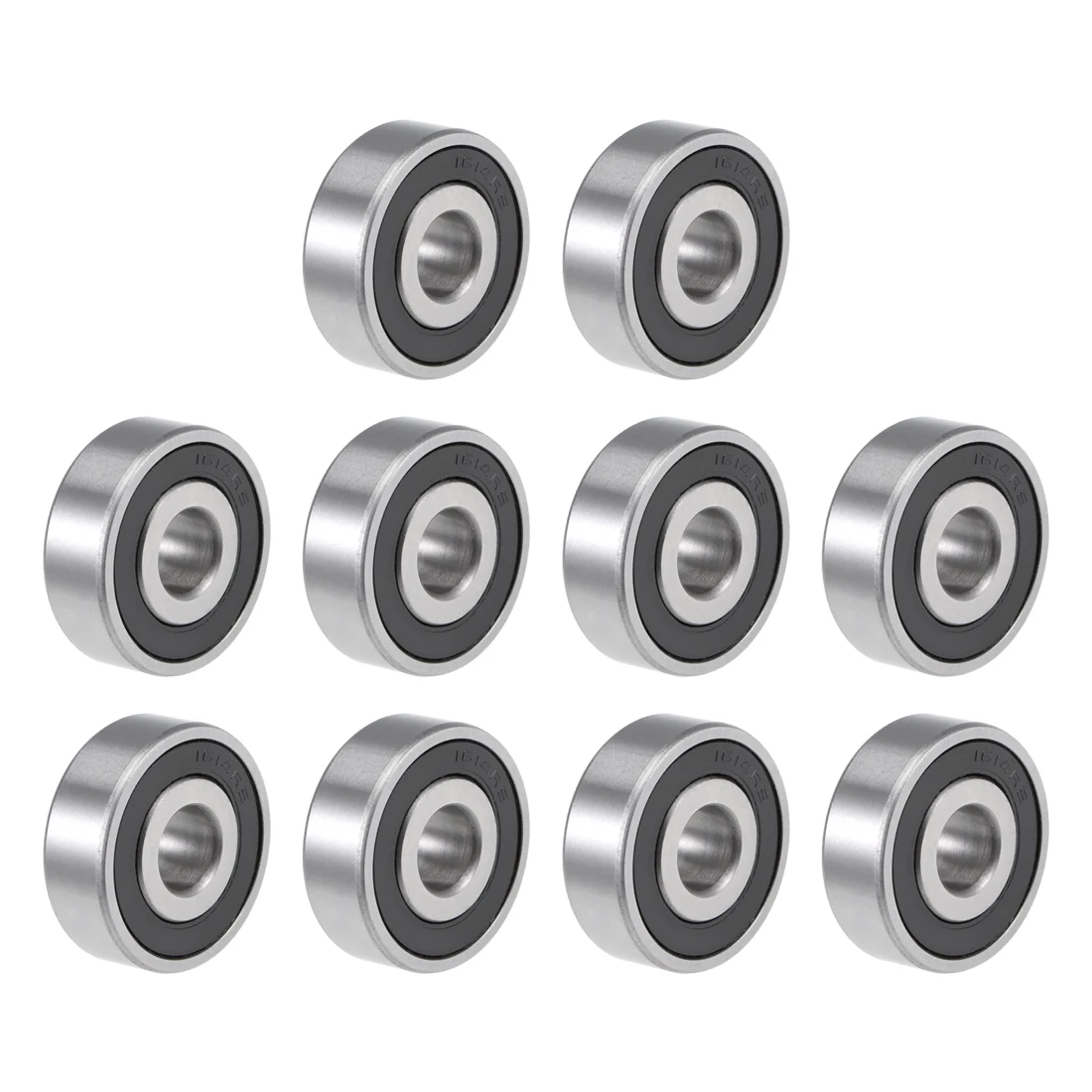 

uxcell 10pcs 1614-2RS Deep Groove Ball Bearing 3/8-inchx1-1/8-inchx3/8-inch Sealed Z2 Lever Bearings for Home Garden DIY