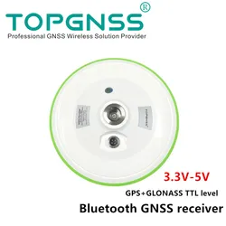 TOPGNSS NEW GN168BT High-precision agricultural GNSS receiver GPS GLONASS module antenna TTL level NMEA0183 Baud rate 3.3V-5V