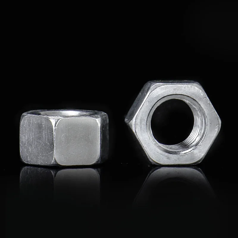 1-30pcs DIN934 Aluminum Alloy Outer Hexagonal Nut M3 M4 M5 M6 M8 M10 M12 M16 M20 M24 M1/4-20 M5/16-18Hex Nuts