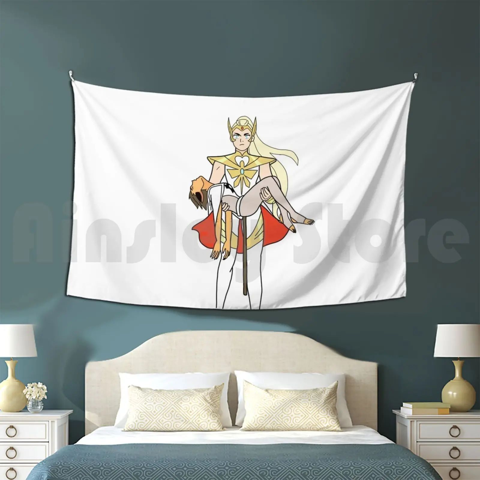 Catradora Save The Cat Tapestry Living Room Bedroom Shera She Ra Adora Spop Catra Catradora