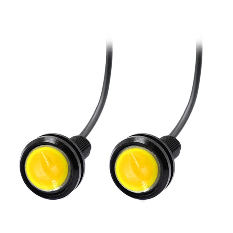 2pcs 23/18mm Car Eagle Eye Led Daytime Running Lights DRL LED 12V Backup Reversing Parking Signal Automobiles Lamps