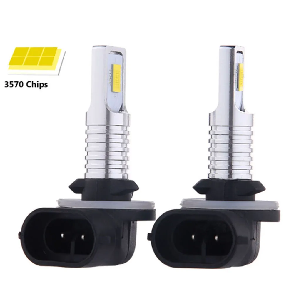 

2X H11 Car LED Headlight Bulbs HB3 H4 HB2 9003 H8 H9 H7 H27 880 881 80W 12V 12000LM CSP 9005 906 Super Mini Fog Light Headlamp