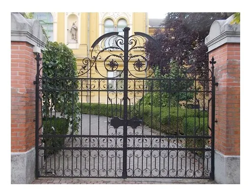 Hench 100% handmade forged flowers wrought iron fence gates manufacturers hot selling in Australia United States