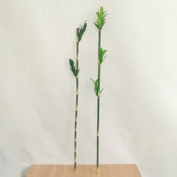 Floor Flower Artificial Bamboo Tree Branch Fake Plants Real Touch Plastic Home Office Decor