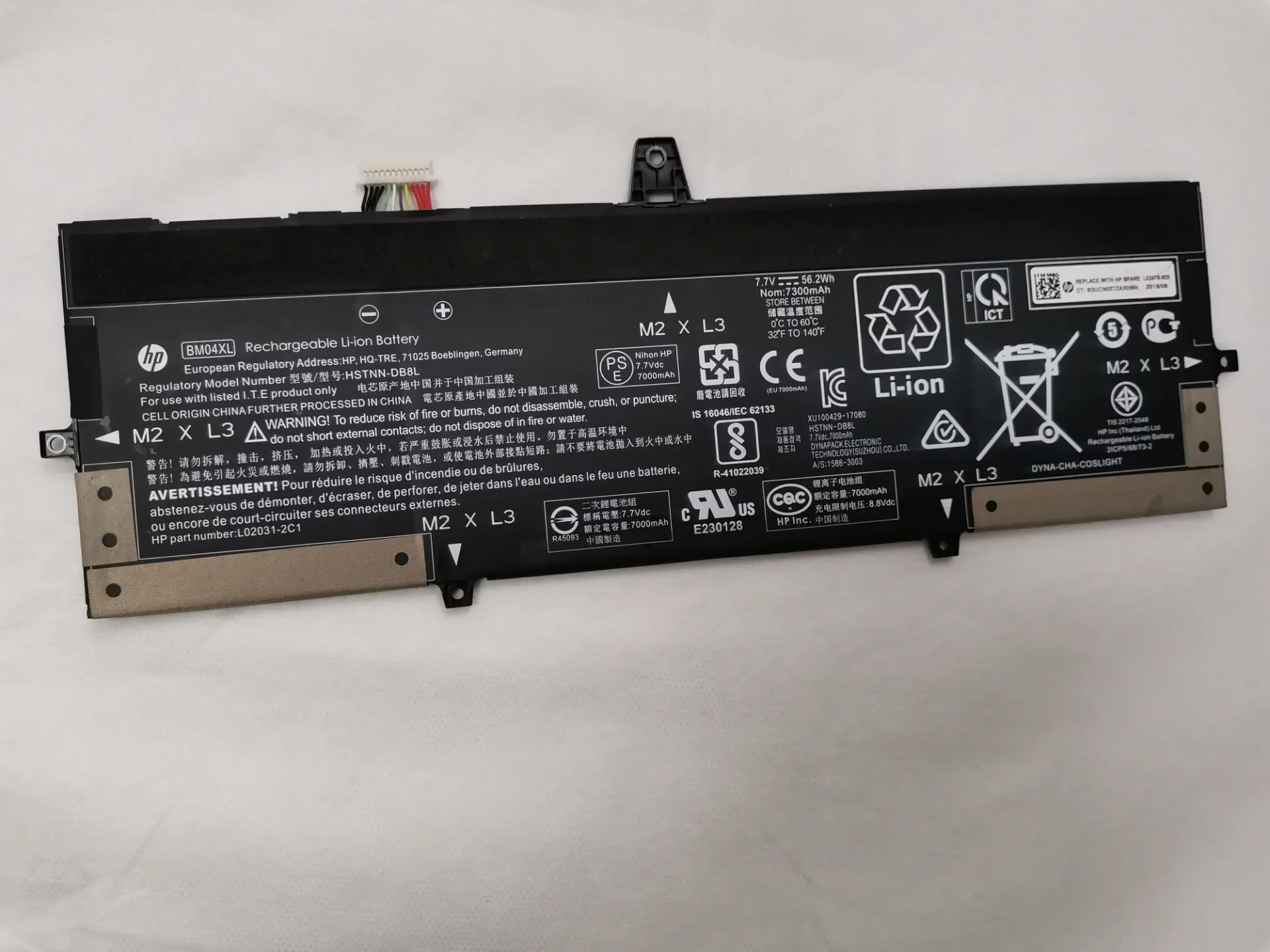 

New genuine Battery for HP Elitebook 1030 X360 G3 BM04XL, HSTNN-DB8L, HSTNN-UB7L, L02031-2C1, L02031-541, L02475-855, L02478-855