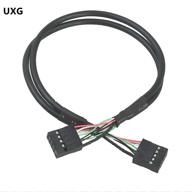 

Motherboard Mainboard 9Pin USB 2.0 Female Male to Female Extension Dupont Data F/F Cable Cord Wire Line 30cm 50cm for PC DIY