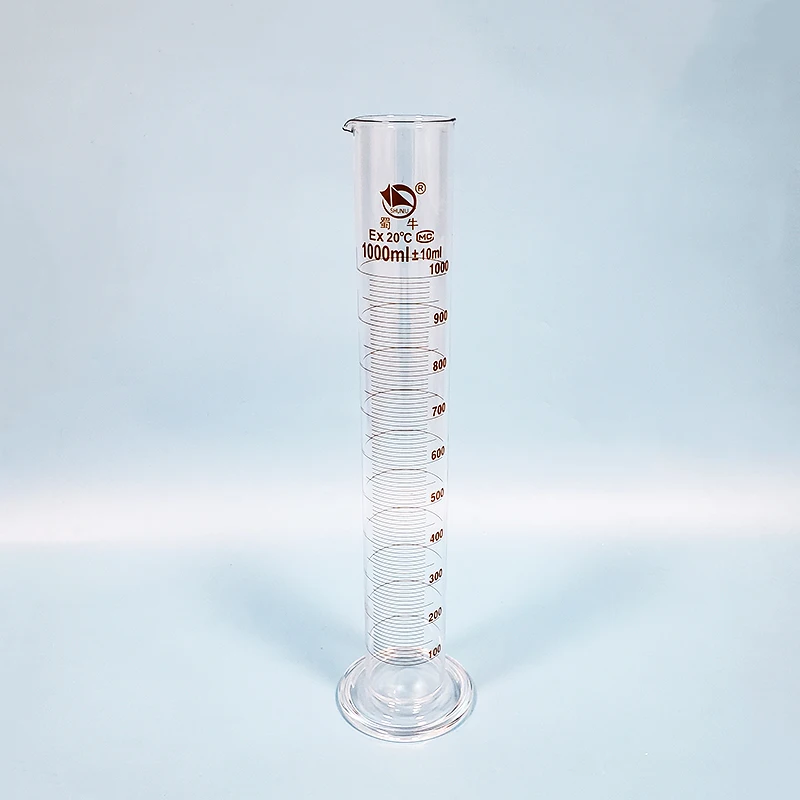 

High borosilicate glass measuring cylinder,Capacity 1000ml,Graduated Glass Laboratory Cylinder