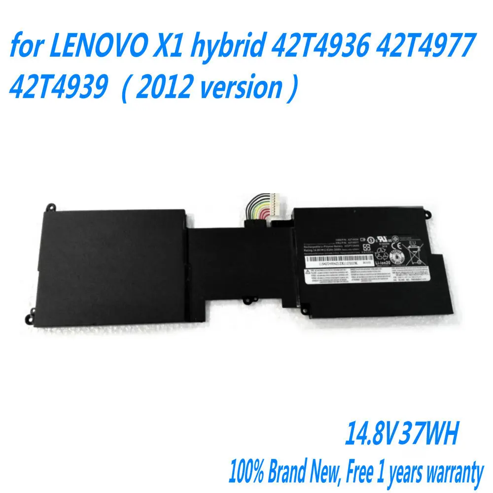 

High Quality 14.8V 37WH Laptop Battery For LENOVO X1 hybrid 42T4936 42T4977 42T4939 （2012 version）