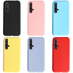 Case For Huawei Honor 20 Pro Honor20 YAL-L21 YAL-L41 Back Cover Phone Case Luxury Soft Matte Silicone Bumper on Honor 20 Cases