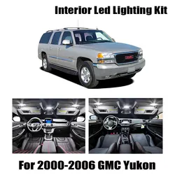 11 Bulbs White Interior LED Car Glove Box Light Kit Fit For 2000 2001 2002 2003 2004 2005 2006 GMC Yukon Map Dome License Lamp