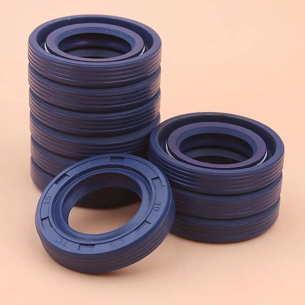 10pcs/lot Oil Seals For Stihl MS270 MS270C MS280 MS280C MS311 MS391 Chainsaw 15 x 25 x 5 mm