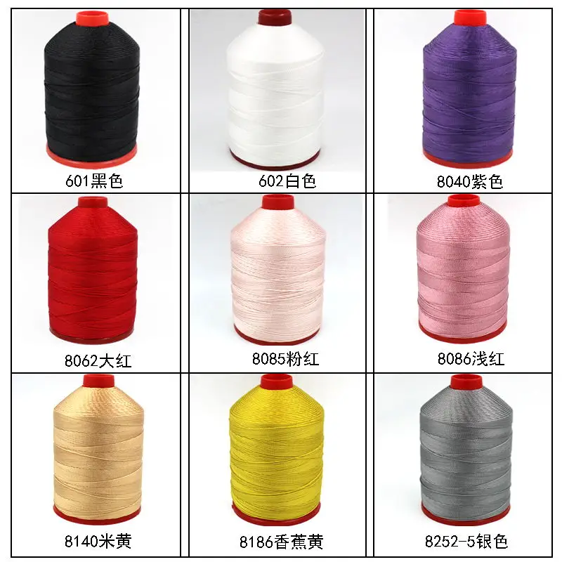 210D/18 geflochtene strang Zähigkeit Nylon Filament Nähgarn Leder Zelt Jeans, Chinesische Quaste Weben Gewinde 1mm – Detail 9