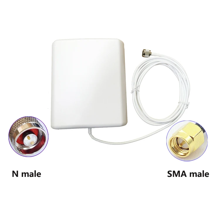 800MHz/2700MHz outdoor Directional antenna High gain 14dbi SMA/N type male Cable 3m, For Cell phone signal amplification